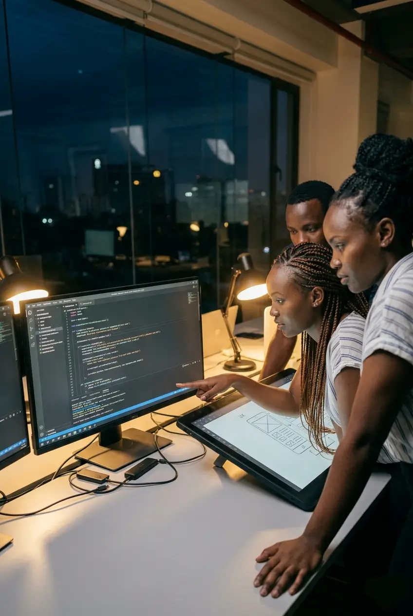 Creative website design showcase